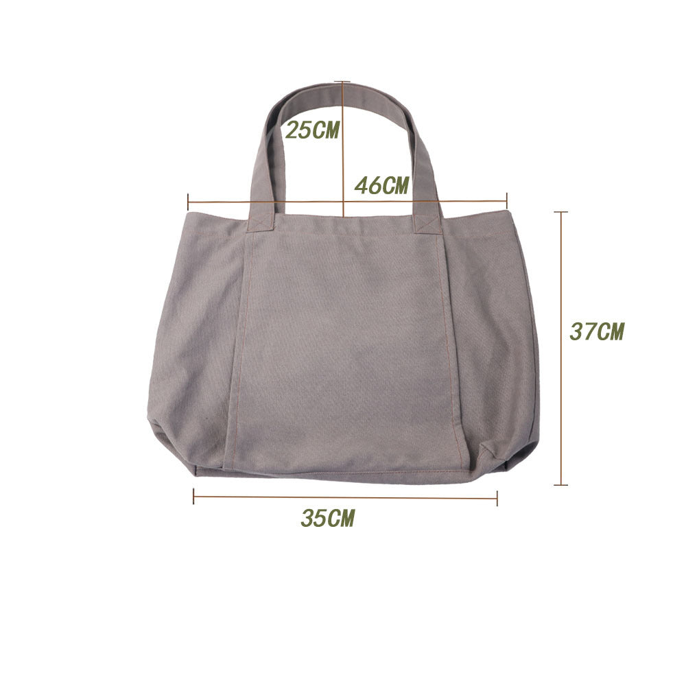 Yoga Mat Tote Bag - Durable Canvas Shoulder Bag for Outdoor Workouts & Travel(Grey) 4