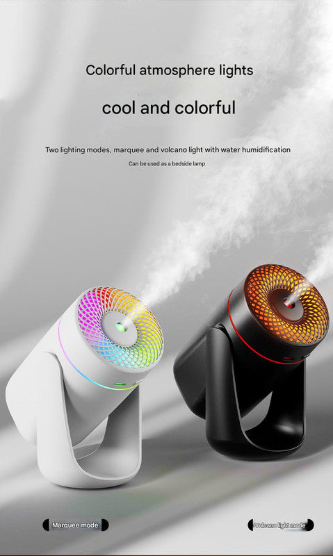 Portable LED Humidifier - Compact Aromatherapy Diffuser with Mist(white) 5