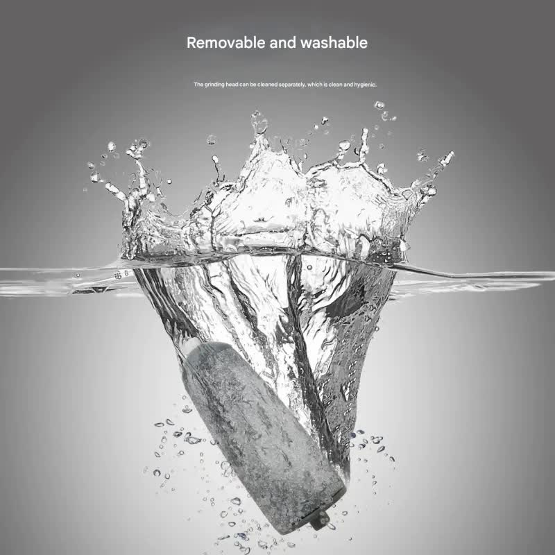 Rechargeable Electric Foot File - Waterproof Callus Remover with Interchangeable Heads(pink) 4