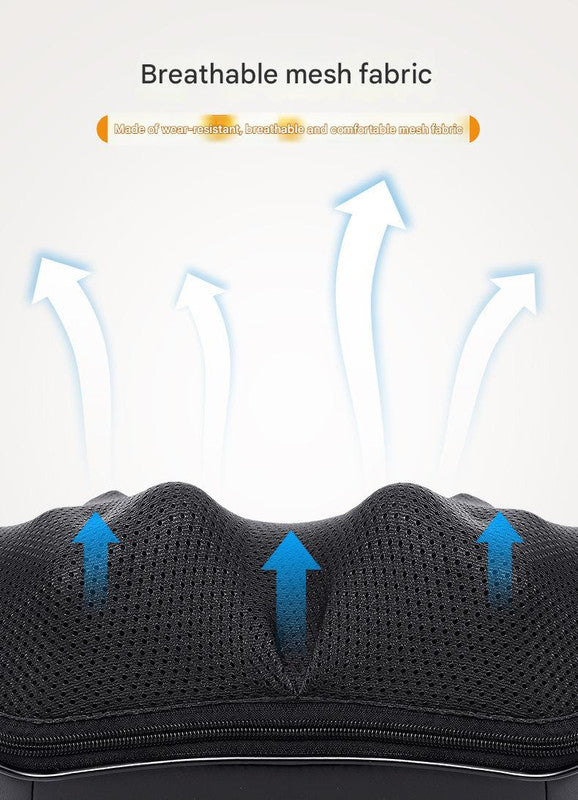 Deep Kneading Shiatsu Neck & Shoulder Massager with Heat - USB Rechargeable Ergonomic Design(Gray and black) 4