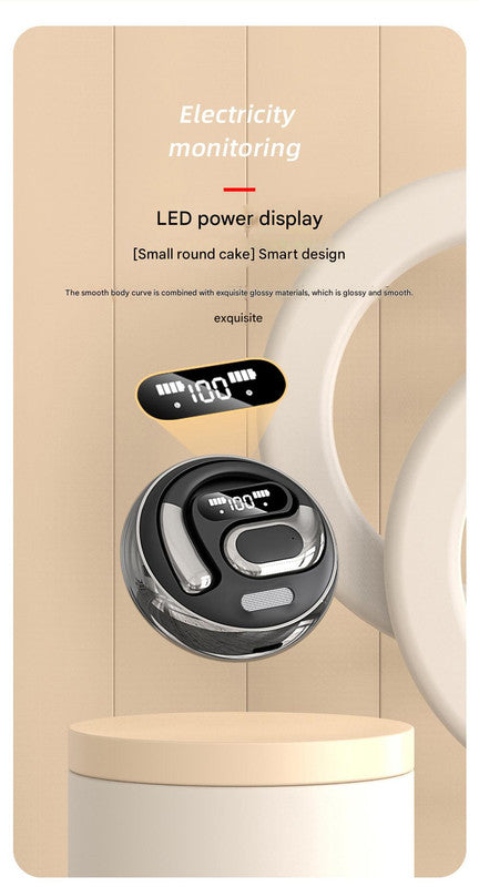 Open-Ear Conduction TWS Earbuds - Bluetooth 5.5, HIFI Sound, LED Display(white) 6