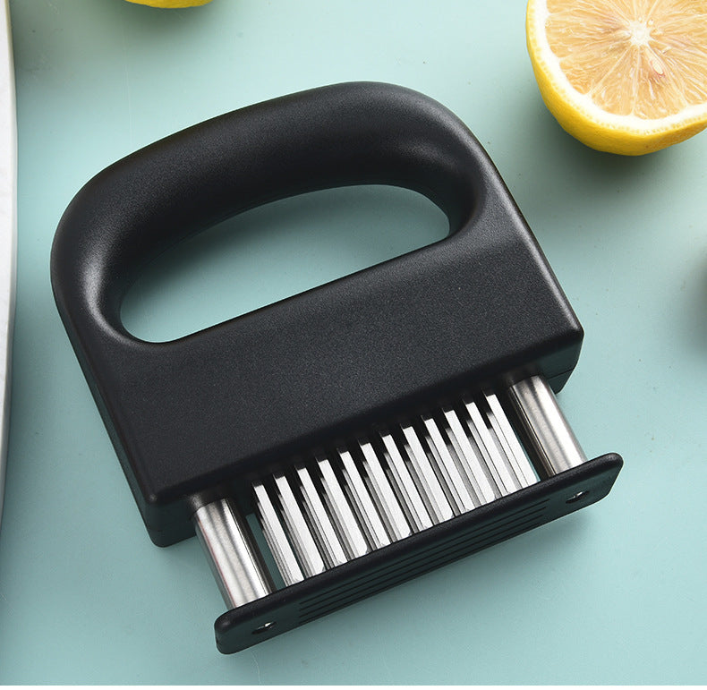 Professional Meat Tenderizer Tool - 48 Stainless Steel Blades with Safety Lock & Ergonomic Handle 5