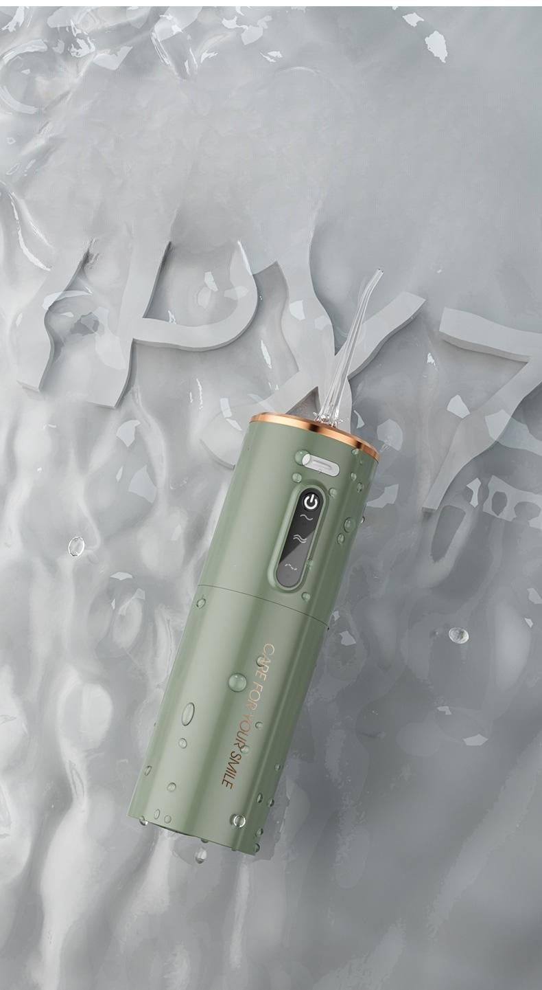 Portable Electric Water Flosser - USB-C Rechargeable, Multiple Modes, Gingival Protection(green) 4