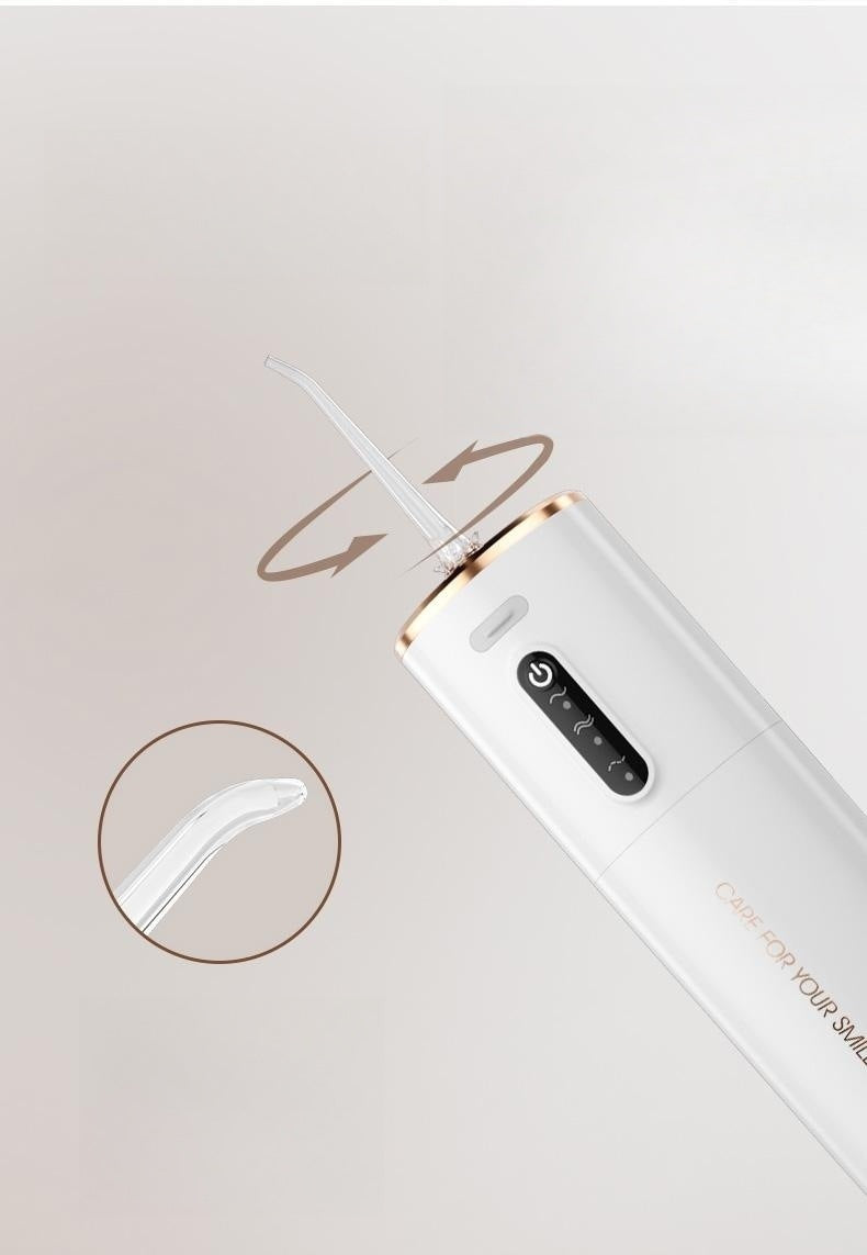 Portable Electric Water Flosser - USB-C Rechargeable, Multiple Modes, Gingival Protection(Pink)