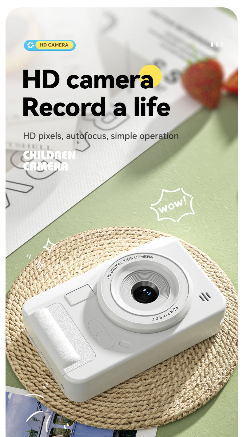 Student HD Digital Camera - 44MP, 8x Zoom, Autofocus, Dual Lens, Type-C Charging (Black) 4