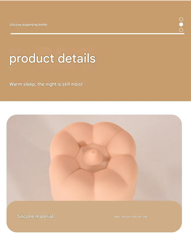 Brown suit Silicone Travel Bottles Set (4 Pack, 60ml) - Leakproof Refillable & Squeezable 5