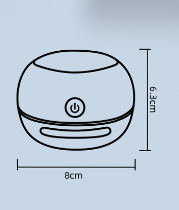 Green Cordless Tabletop Crumb Sweeper - USB Rechargeable Mini Vacuum for Desk 6