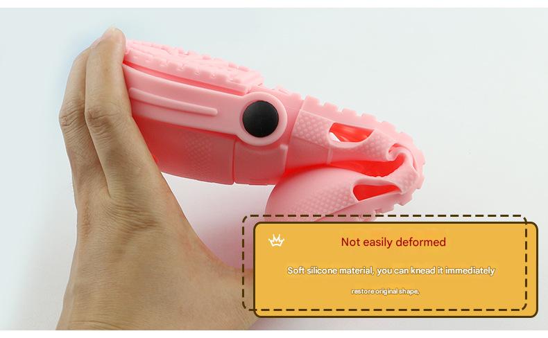 2 - pcs Blue Cute Clog-Shaped Pen Holder for Desk Organization 4