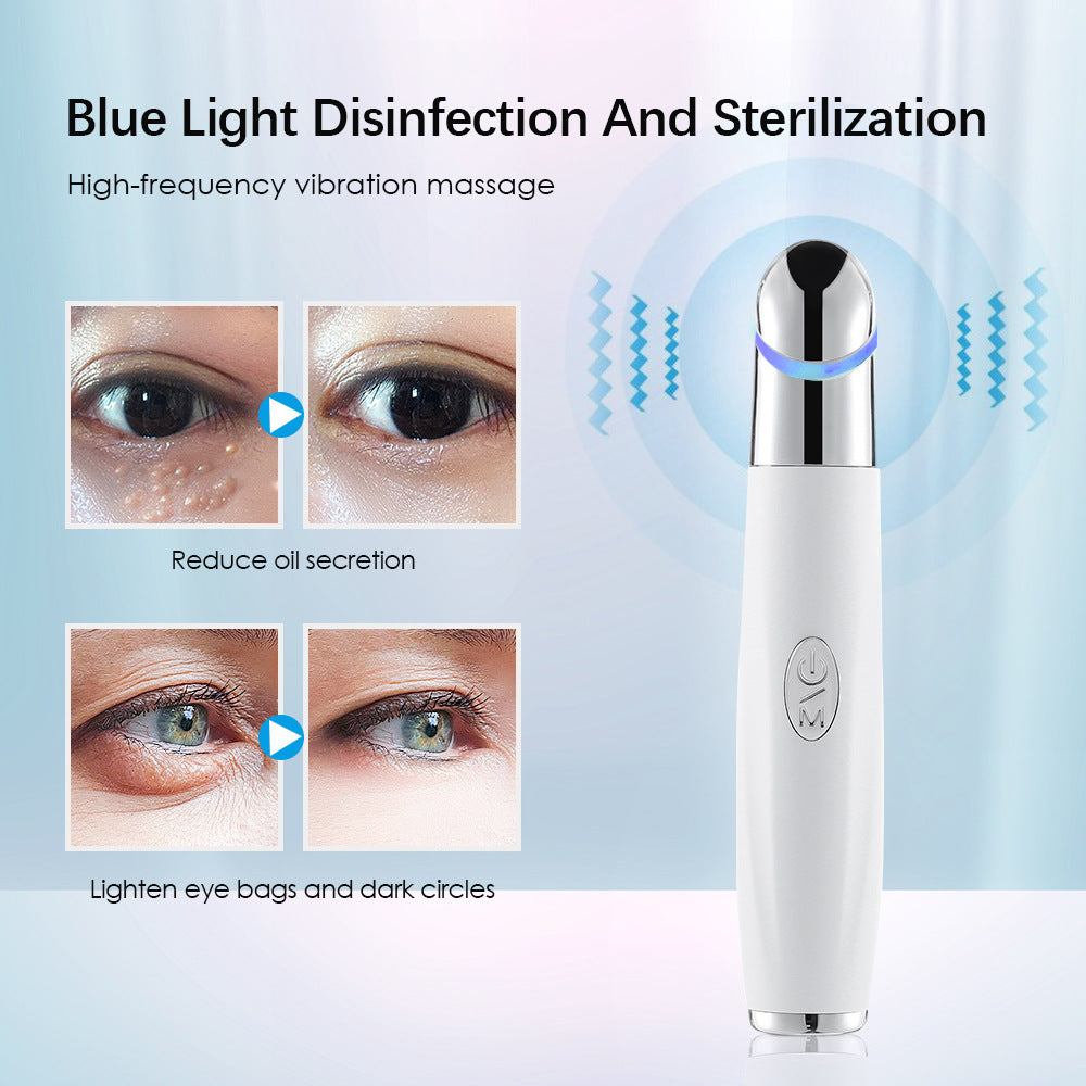 Rechargeable Eye Care Pen with Sterilizing Base - 3-Color Phototherapy Heat & Vibration 3
