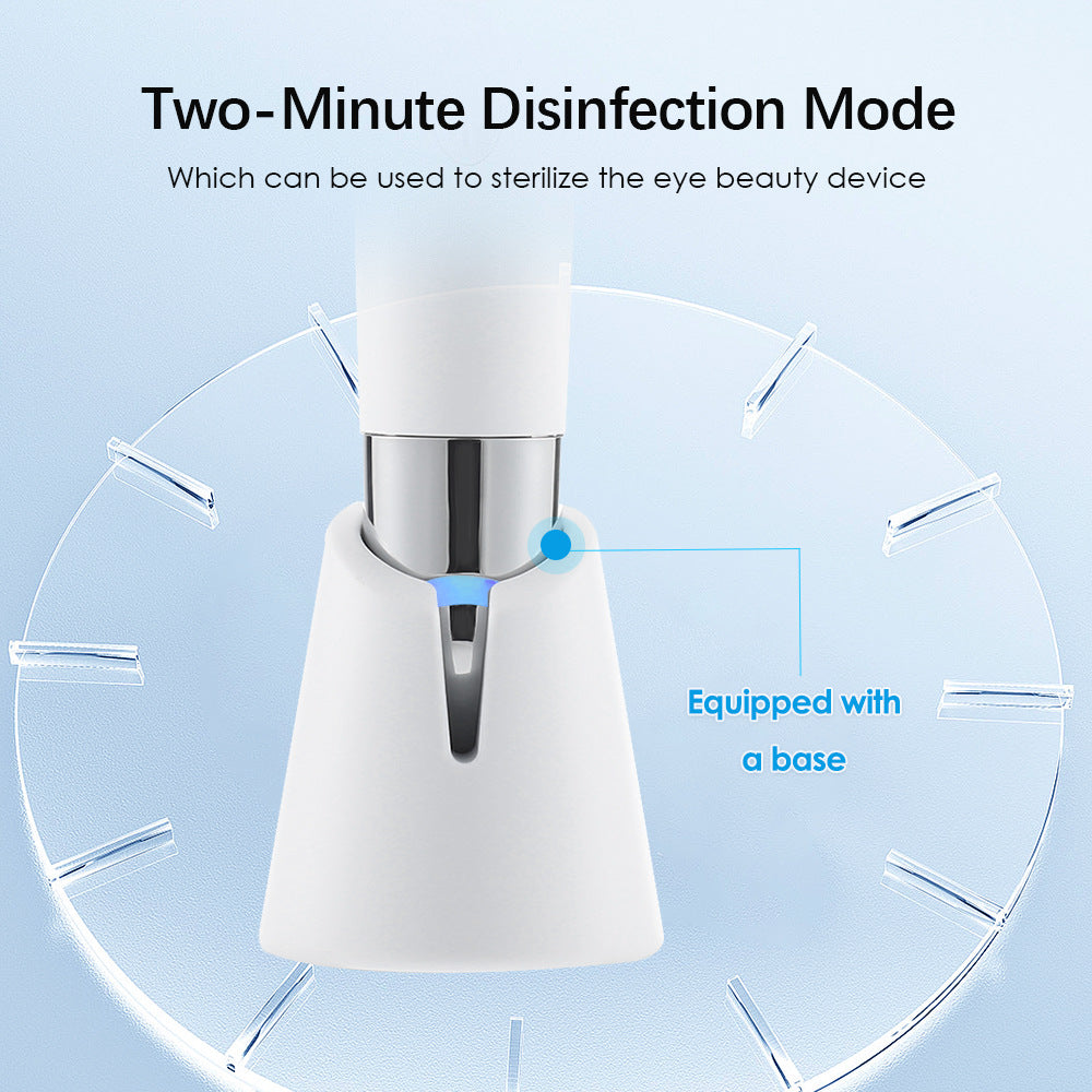 Rechargeable Eye Care Pen with Sterilizing Base - 3-Color Phototherapy Heat & Vibration 6