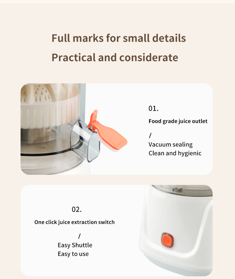 Gray Electric Citrus Juicer Press - Portable, Large Caliber, One-Click Operation(3.7v 1500 mAh battery) 5