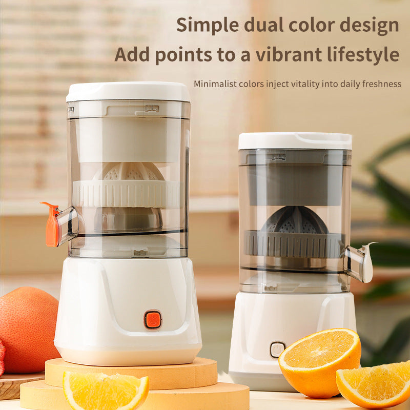 Gray Electric Citrus Juicer Press - Portable, Large Caliber, One-Click Operation(7.4v1600mAh battery) 3