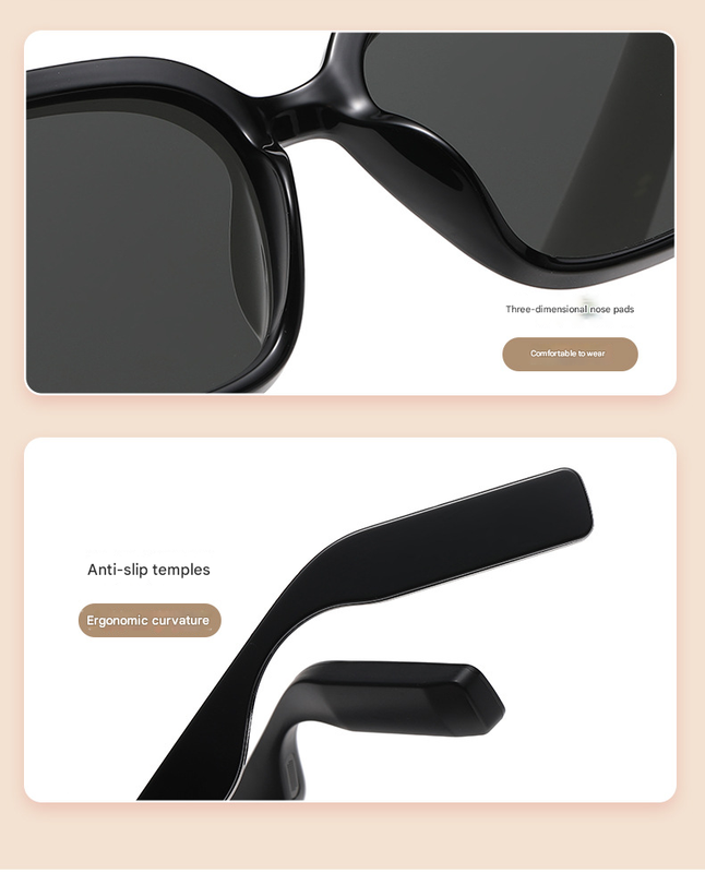 Black Fashion Bluetooth Music Sunglasses - UV Protection Eyewear with Speakers 5