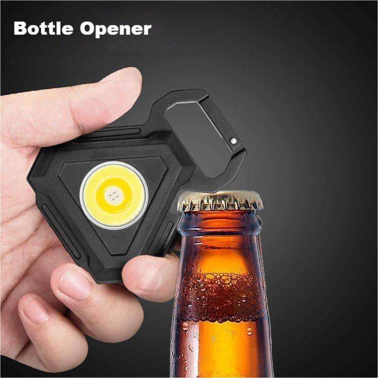 2 pcs Triangle Mini flashlight for outdoor and self-defense use 4