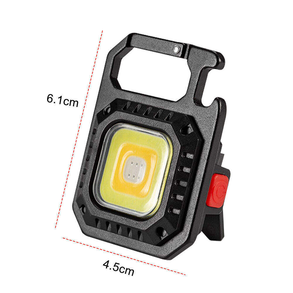2 pcs Rectangle Mini flashlight for outdoor and self-defense use 3