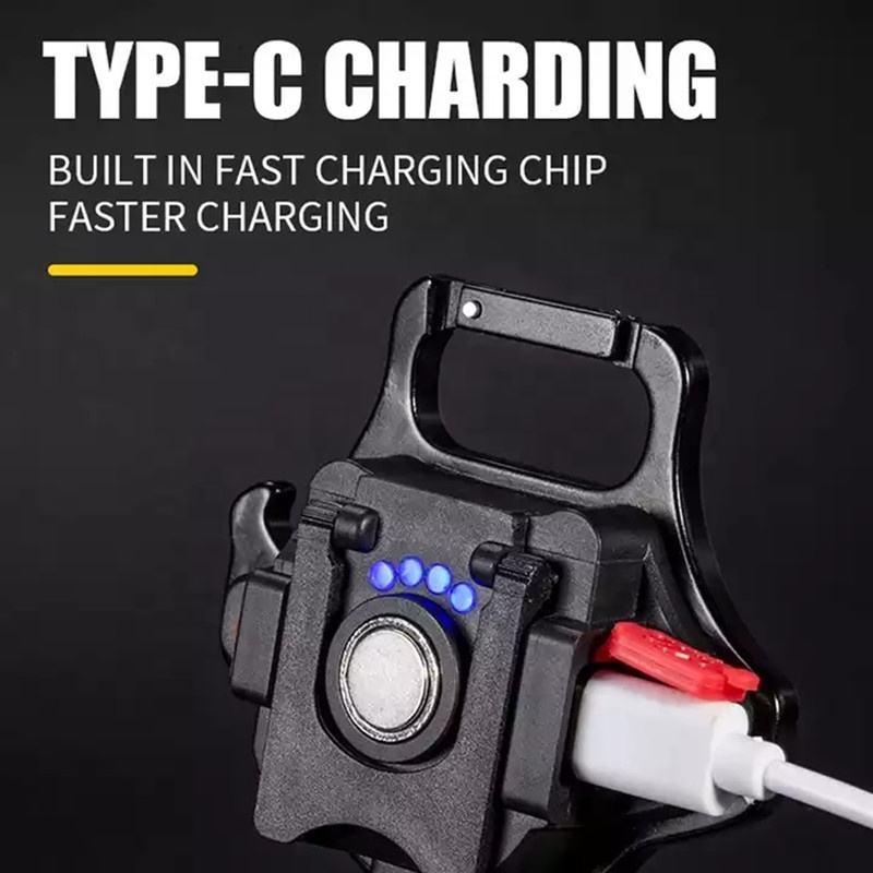 2 pcs Black Mini flashlight for outdoor and self-defense use 3