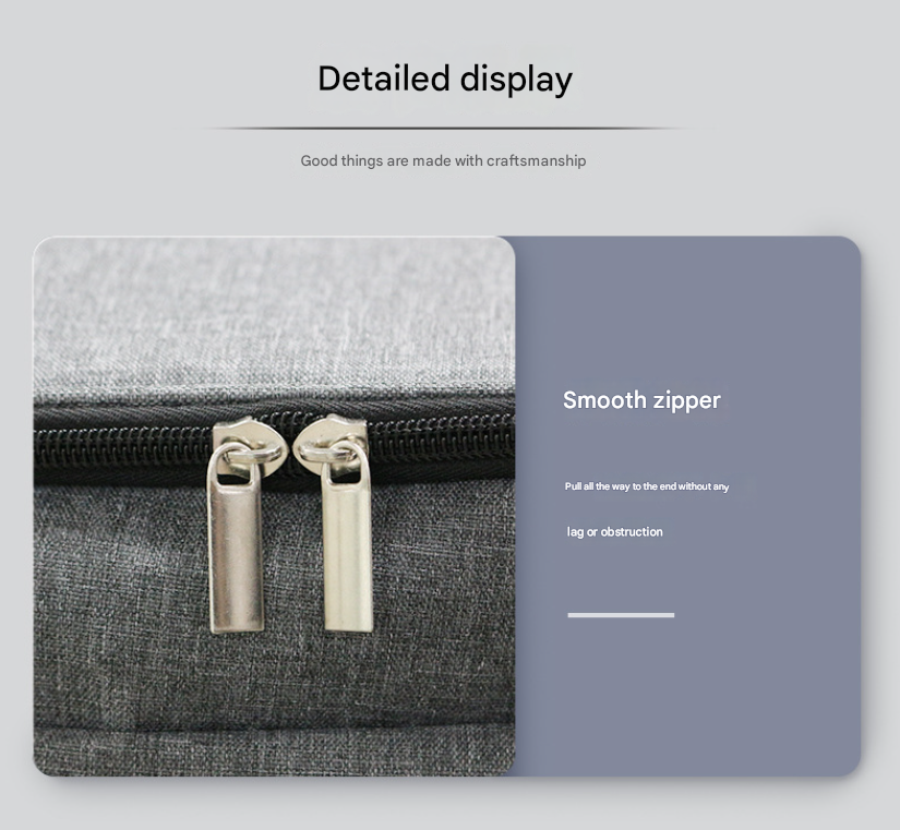 Grey Leakproof Insulated Backpack Cooler - Durable Oxford Cloth, for Travel & Picnics