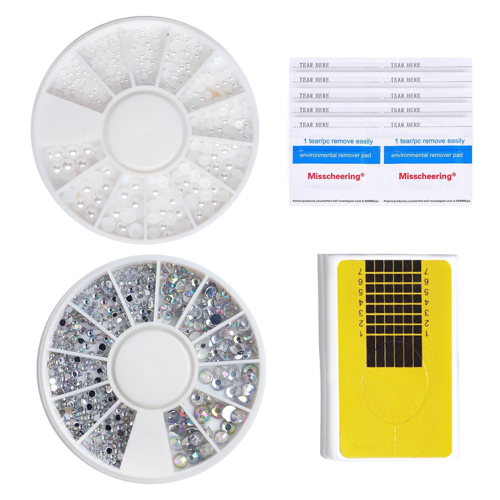 Complete Nail Art Manicure Kit - UV LED Lamp, Electric Drill, Brushes & Accessories 7