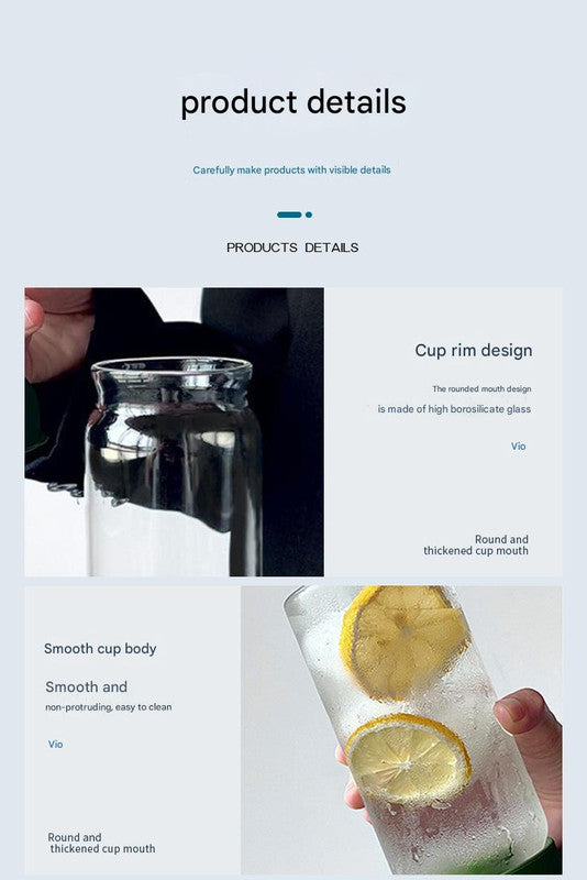 Style Cold Brew Bottle - 450ml Glass, Leak-Resistant Silicone Top Green Silicone Lid 5