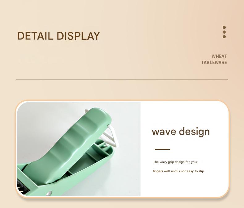 2 pcs Orange 5-Blade Fruit & Vegetable Slicer for Crinkle Cuts - Kitchen Gadget 3