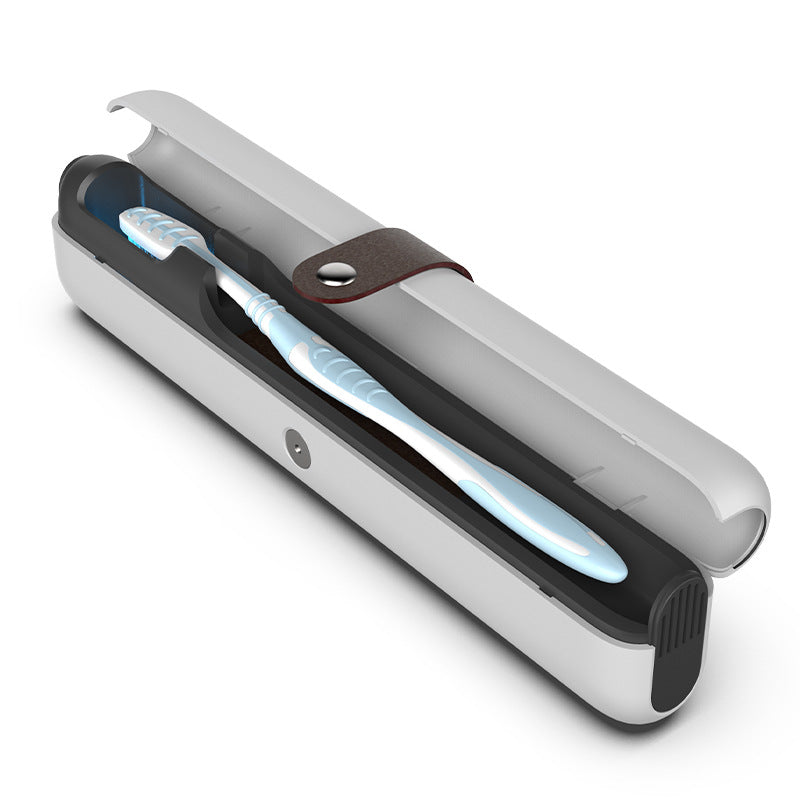 Travel UVC Toothbrush Sanitizer Box - Magnetic Closure, Rechargeable 4