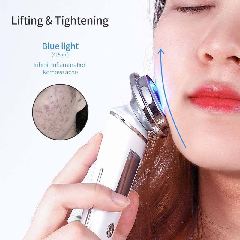 Portable EMS Face Sculpting Tool - LED Photon, Hot Compress, Vibration for Radiant & Firm Skin 6