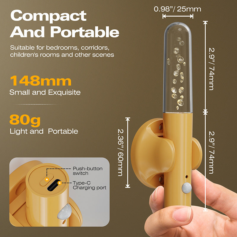 Smart Motion Sensor LED Night Light - Rechargeable & Magnetic 5