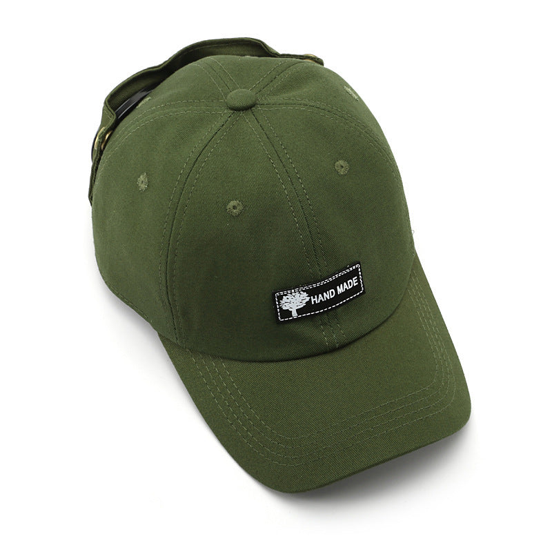 Beige Stylish Aviator Goggle Baseball Cap - Unisex Outdoor Cotton Sun Hat 8