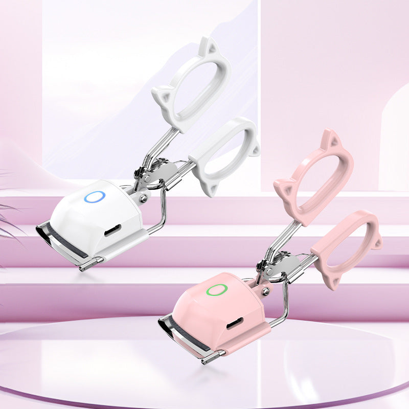 Pink USB-C Rechargeable Heated Eyelash Curler