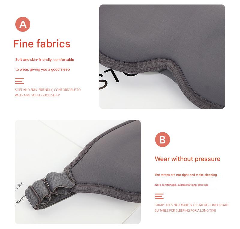 2 Pcs Green 3D Contoured Eye Mask - Total Blackout, Pressure-Free Memory Foam, Skin-Friendly & Breathable for Deep Rest 7