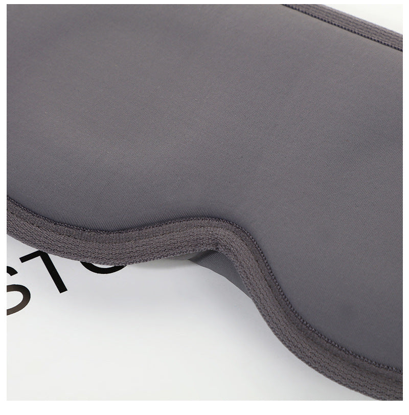 2 Pcs Grey 3D Contoured Eye Mask - Total Blackout, Pressure-Free Memory Foam, Skin-Friendly & Breathable for Deep Rest 6