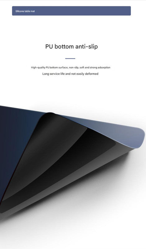 Yellow-Green Gradient Premium Large Silicone Mouse Pad - Non-Slip, 600x300mm for Office and Gaming 4