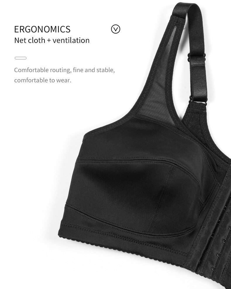 2 Pcs Size 4XL Women's Wireless Large-Cup Lace Bra with Front Clasp - Comfortable, Breathable, Black 10