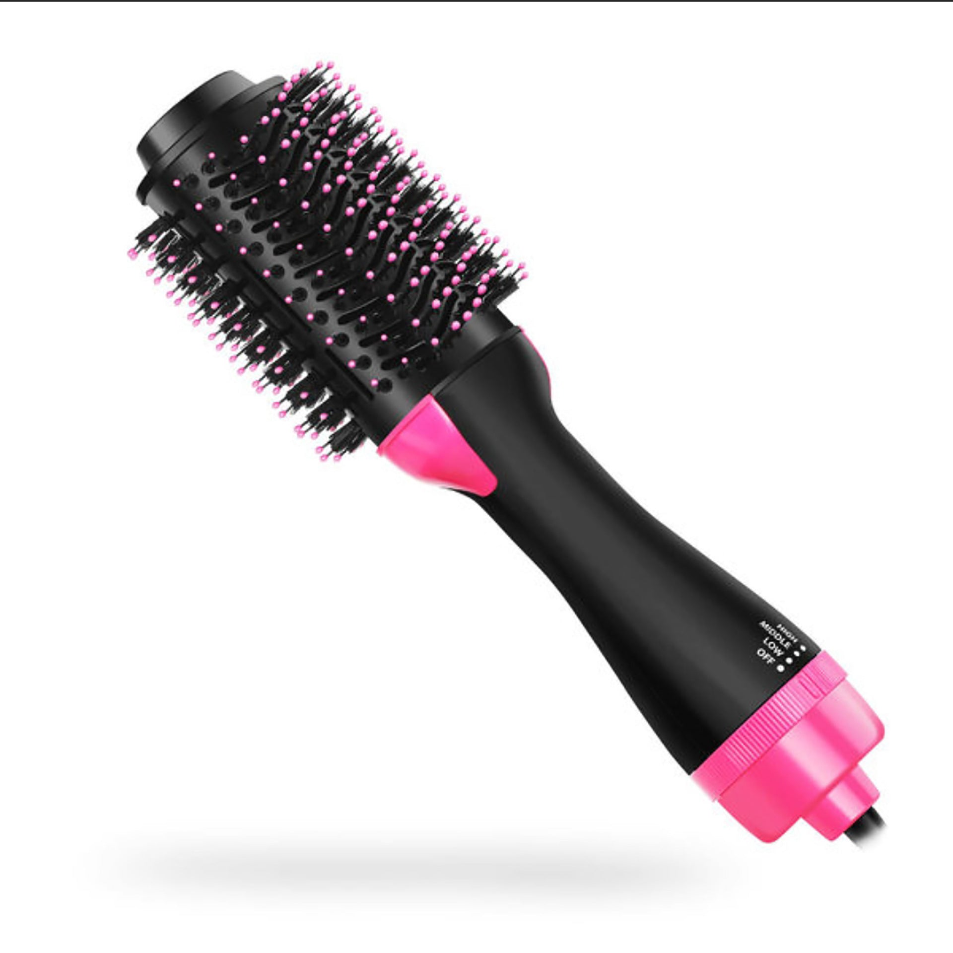 Pink And Grey One-Step Hair Dryer & Volumizer Hot Air Brush - Salon Styler for Drying, Smoothing & Volume 9