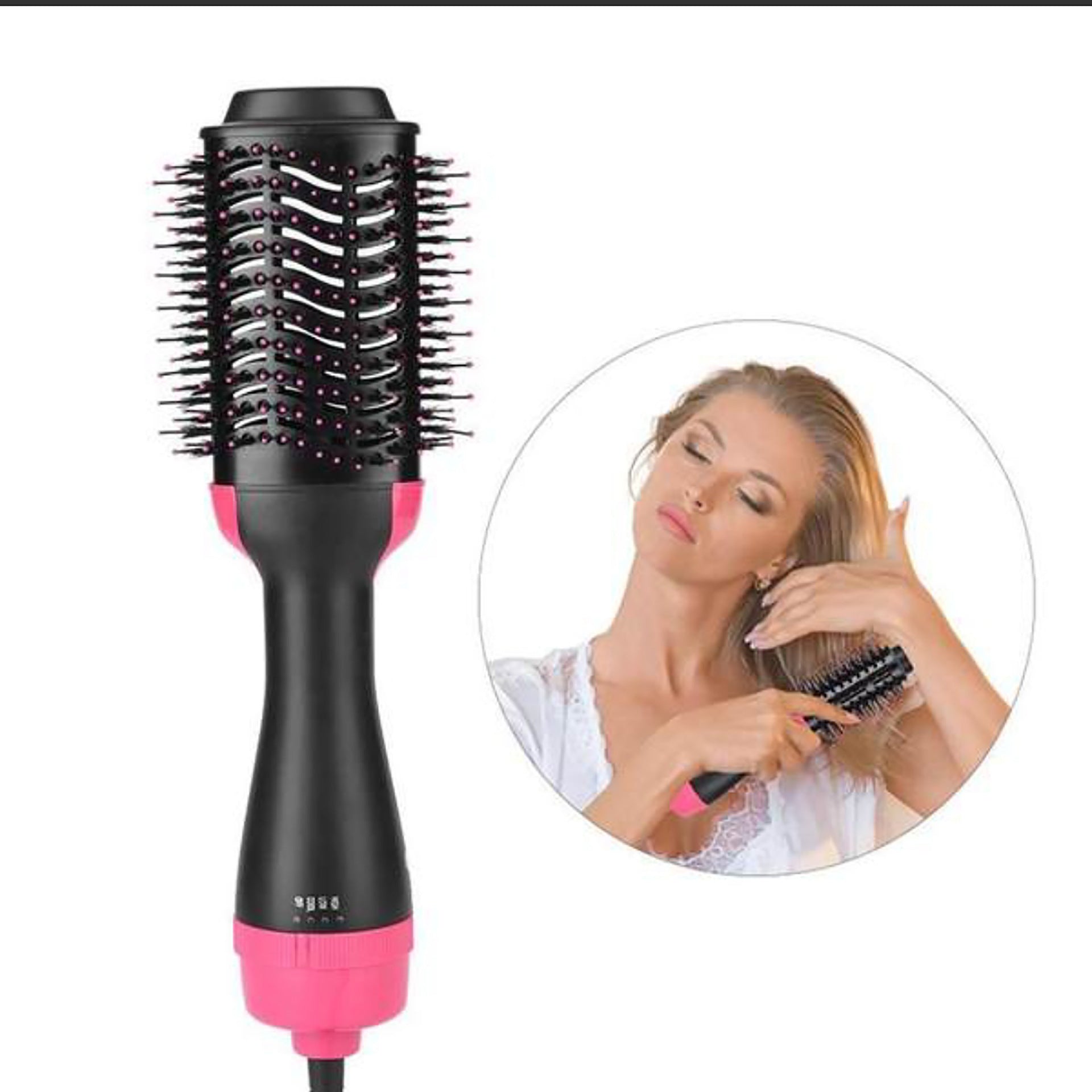 Gold And Grey One-Step Hair Dryer & Volumizer Hot Air Brush - Salon Styler for Drying, Smoothing & Volume 3