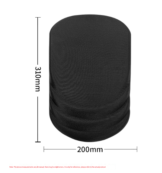 White Ergonomic Mouse Pad with 3D Silicone Gel Wrist Rest - Stylish Comfort & Support for Office & Home 4