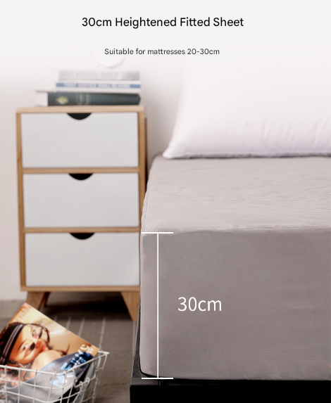 Purple Queen Size Waterproof Fitted Mattress Protector - Soft & Breathable Bed Cover, Hypoallergenic, Deep Pocket (152x190x30cm) 5