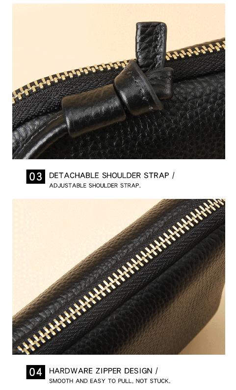 Brown Premium Leather Mini Crossbody Phone Bag - Stylish Multi-Pocket Organizer for Women 6