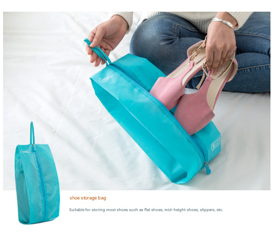 Dark Green 7-Piece Travel Packing Cubes & Organizer Set - Lightweight Luggage Storage Bags for Clothes, Shoes & Toiletries 6