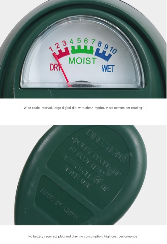 2 Pcs Green Soil Moisture Meter - Accurate Plant Water Monitor for Garden & Potted Plants, No Batteries Needed 9