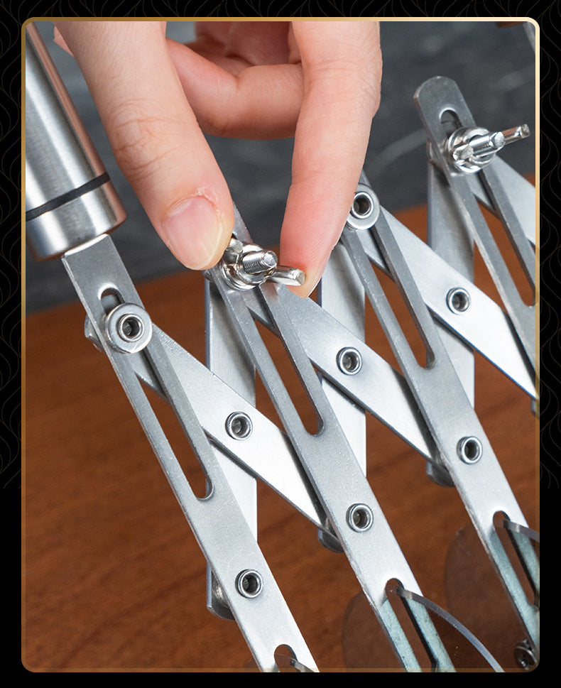 Doughnut Cutter Seven Wheels Stainless Steel Multi-Wheel Rolling Dough Cutter - Pastry, Noodle & Lattice Slicer 3