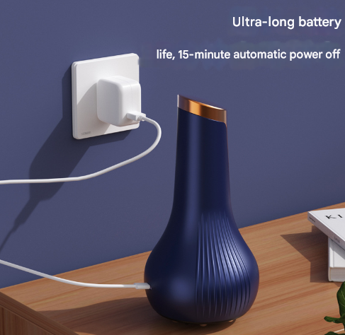 White Electric Meridian Scraping Massager with Air Release Valve - Full Body Suction Therapy, 16.6x8.4cm 3