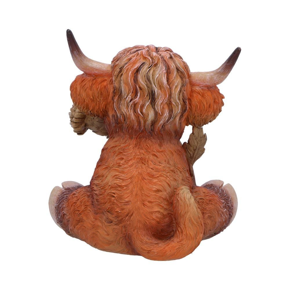 Cute Scottish Highland Cow Resin Statue - Nordic Home Decor Gift 3