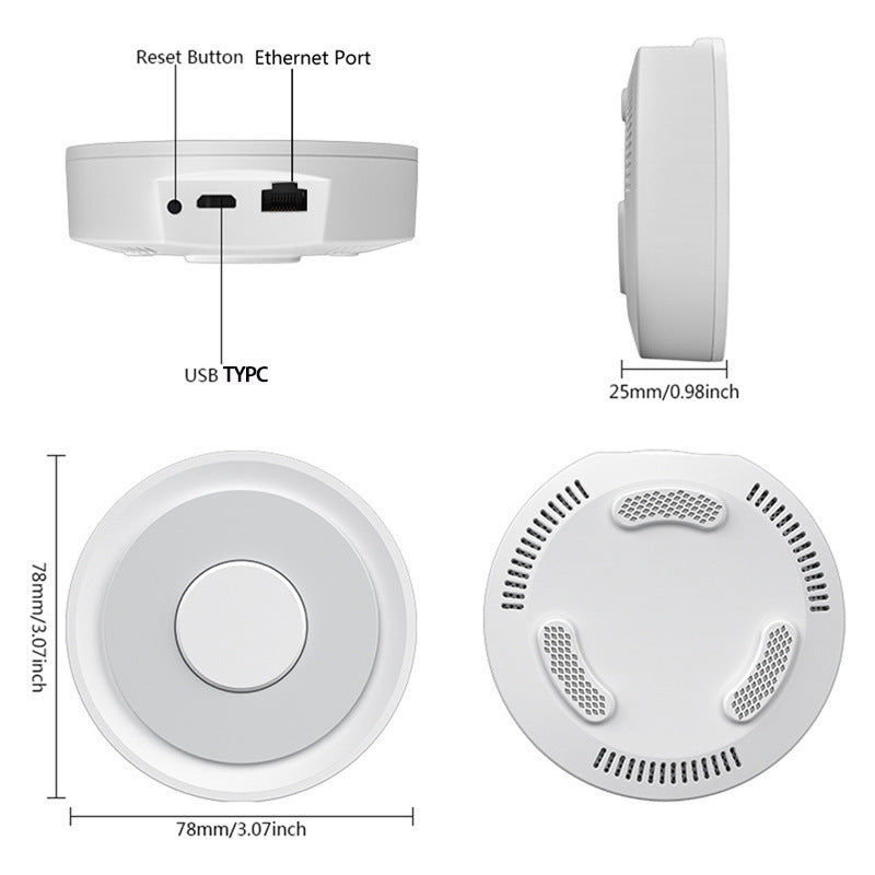 Apple HomeKit Compatible Dual-Mode Wired Tuya Zigbee Gateway 4