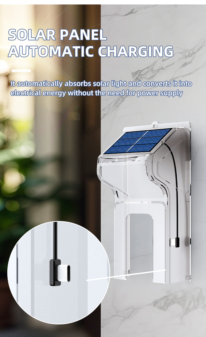 Transparent Rain Cover + Doorbell Combination HD Wireless Video Doorbell with Long-Lasting Battery 4