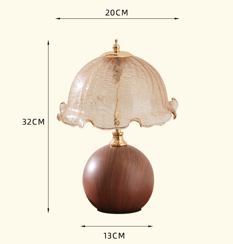 Warm Light French-Inspired Bedside Lamp - Modern Minimalist Warm Light 3