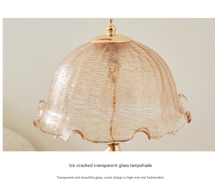 Warm Light French-Inspired Bedside Lamp - Modern Minimalist Warm Light 4