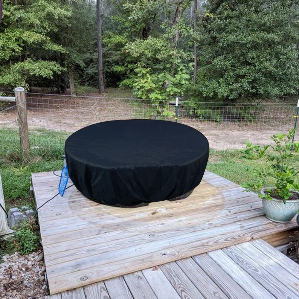 150 Gallons(58'Lx39'Wx25'H) Outdoor Gallon Cover Sun Shade for Patio, Pool, and Water Tanks 4