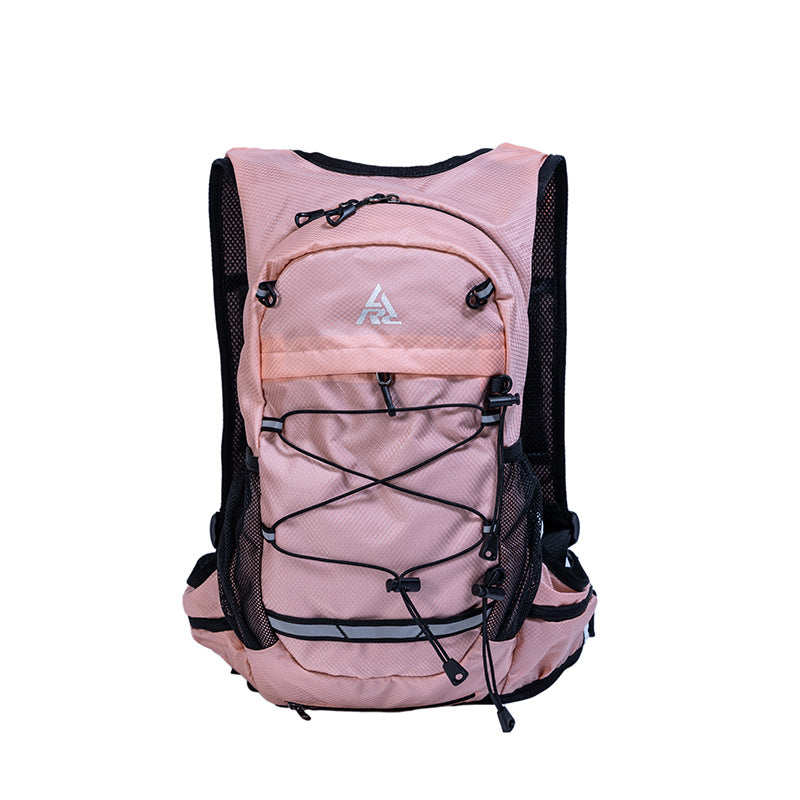 Pink Lightweight Hydration Backpack for Trail Running, Cycling, and Marathons
