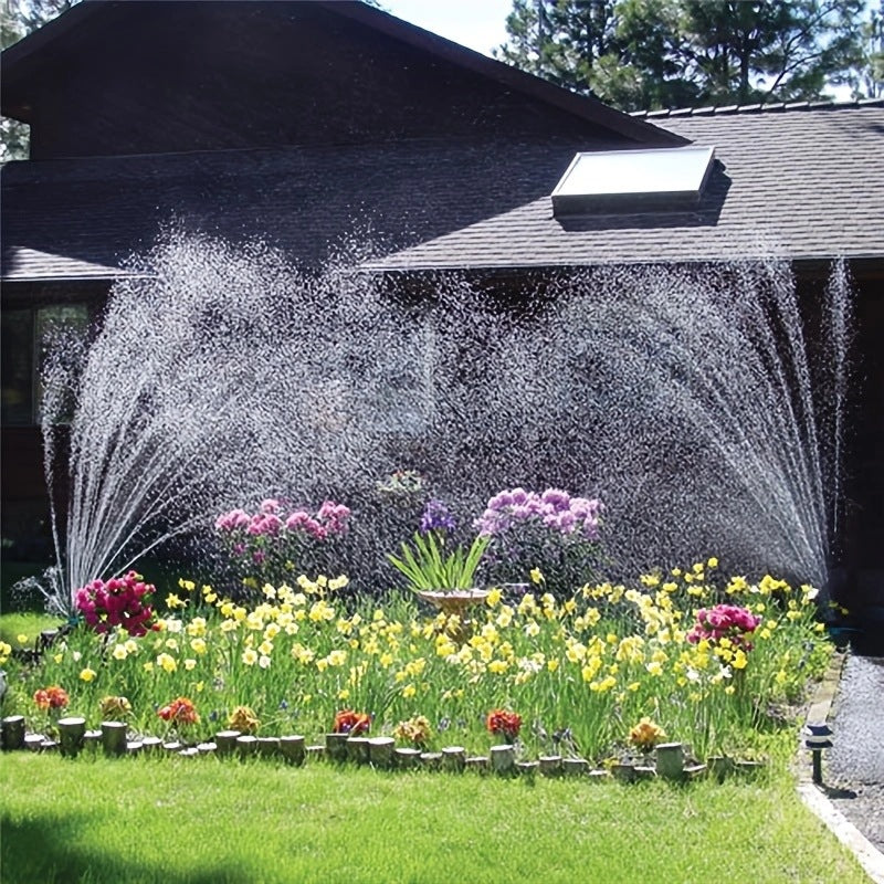 3-Piece 360-Degree Multi-Head Garden Sprinkler Set - Efficient Watering Solution 5